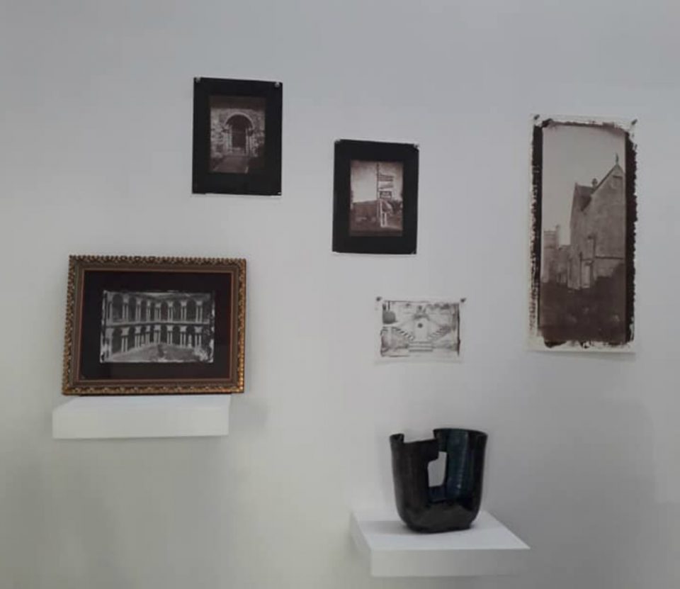 Photographs from exhibition CALO IV in Milan of Asia Santambrogio, Fionnbharr Ó Súilleabháín, Claudio Santambrogio and Laura Hartford